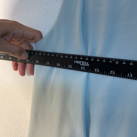 Anthropologie 0’2nd ladies leather tunic vest 4 blue tunic capsule  minimalist - Picture 8 of 15